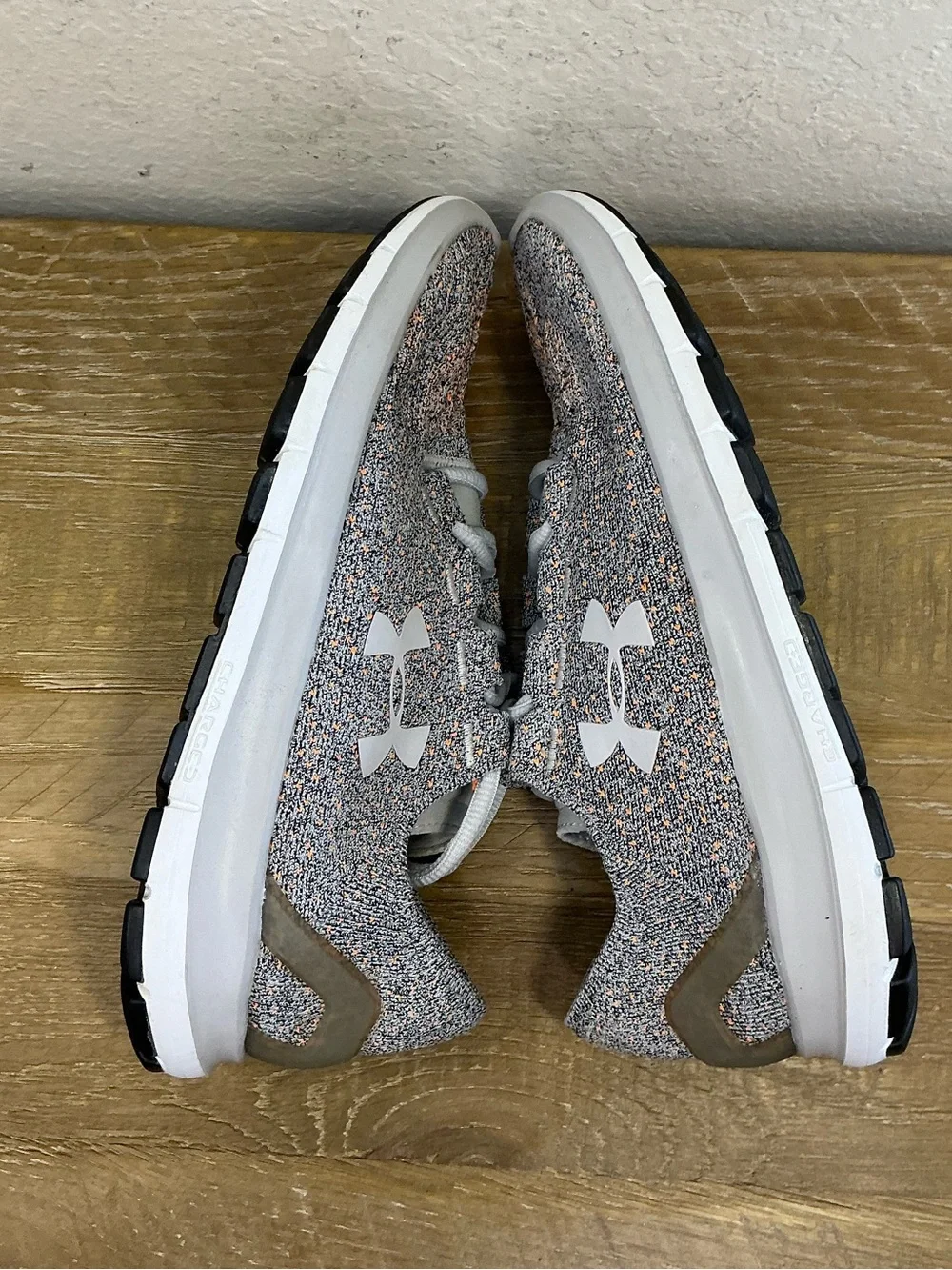 Under Armour SpeedForm Slingride Women's Size 7.5 Running Shoes Gray & Orange